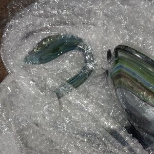 Elegant Multicolor Glass Sculpture